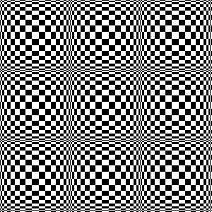Príklad na filter Checkerboard (Šachovnica)