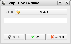 Okno Set Colormap (Nastavenie mapy farieb)